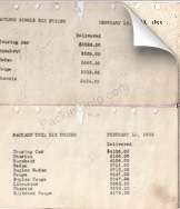 1922 Packard Dealer Price List Image
